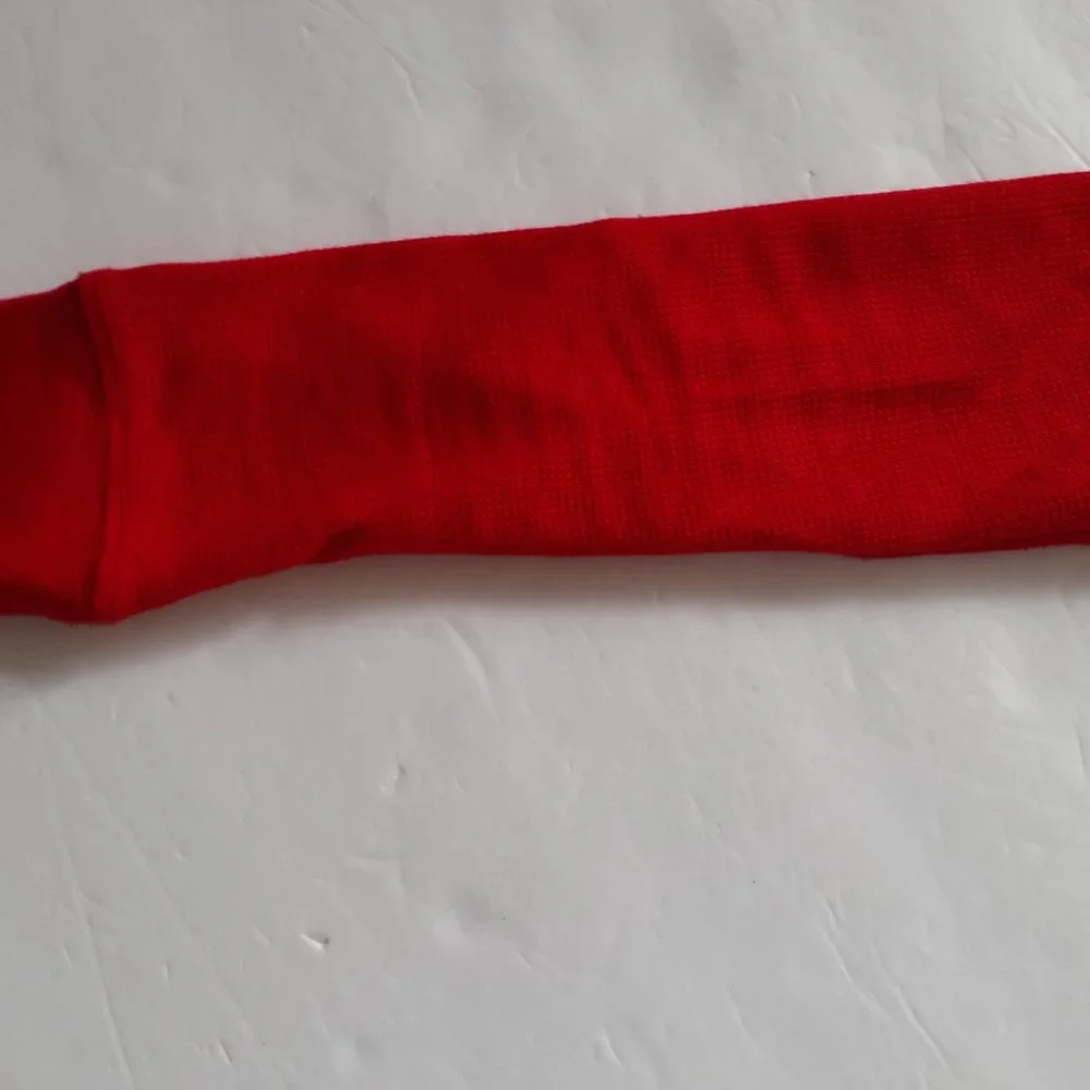 Jumping Beans Boys T-Shirt Mickey Mouse Red Long Sleeve Waffle Thermal Size 8